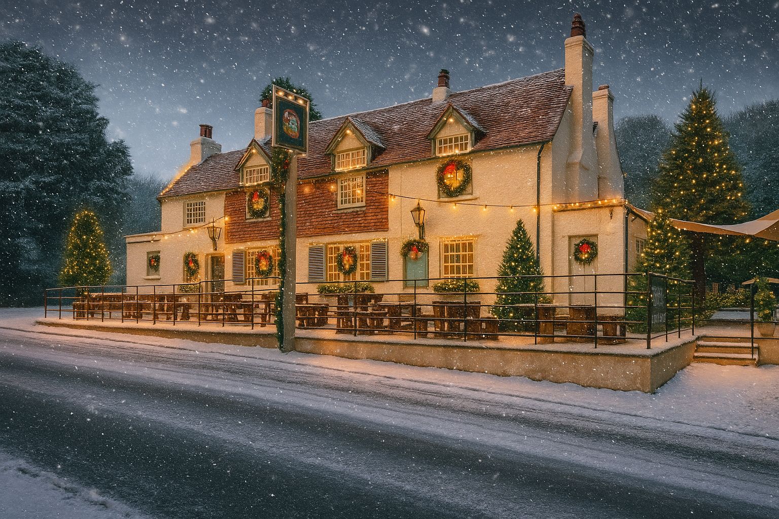 the jolly tanners pub in snow